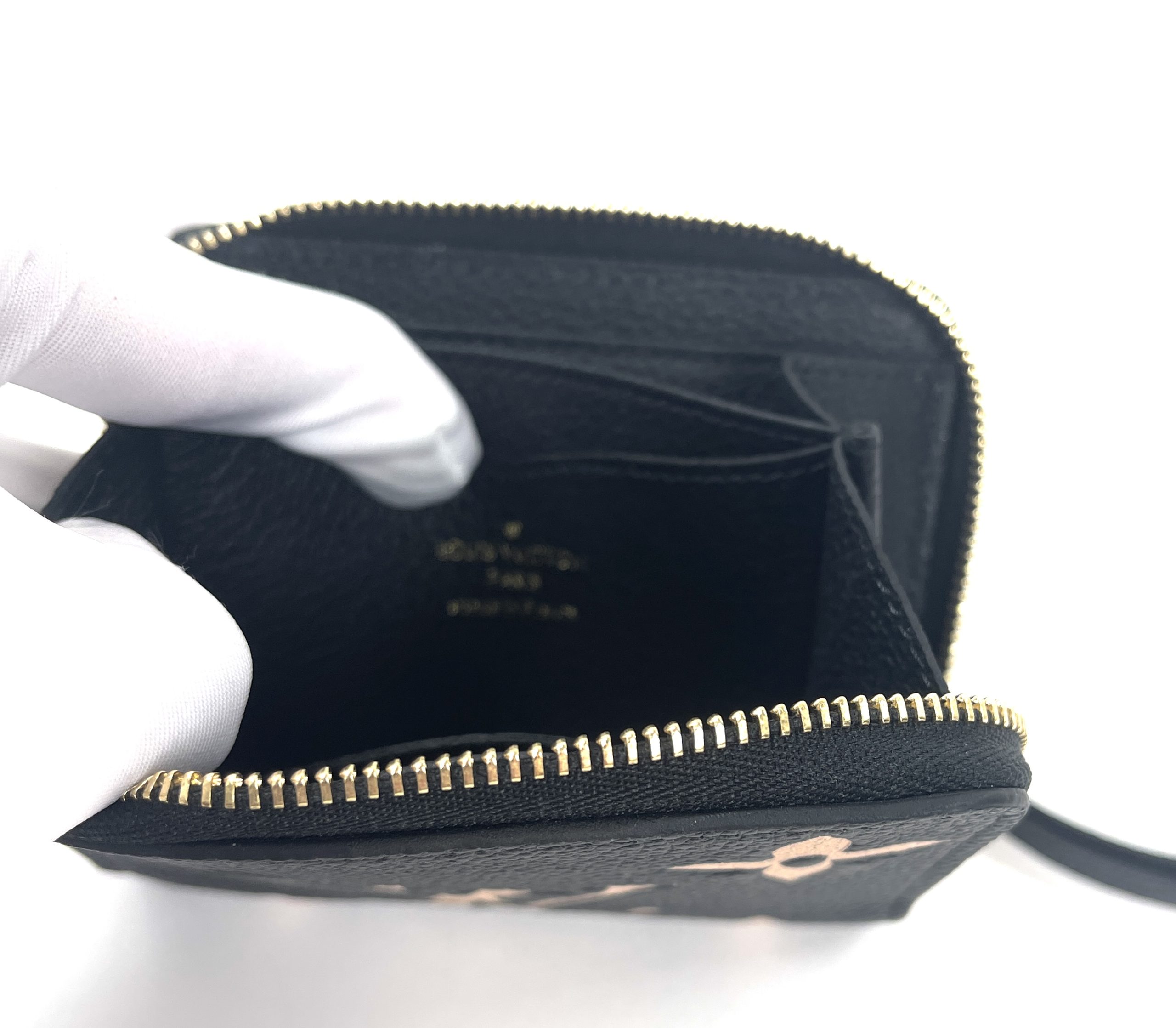 Louis Vuitton, Black Empreinte Coin/Key Pouch