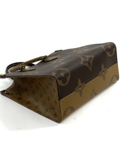Louis Vuitton Reverse Monogram Onthego MM Tote bottom side view
