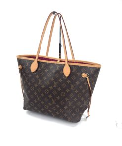 Louis Vuitton Neverfull MM Monogram with Pivone Pink
