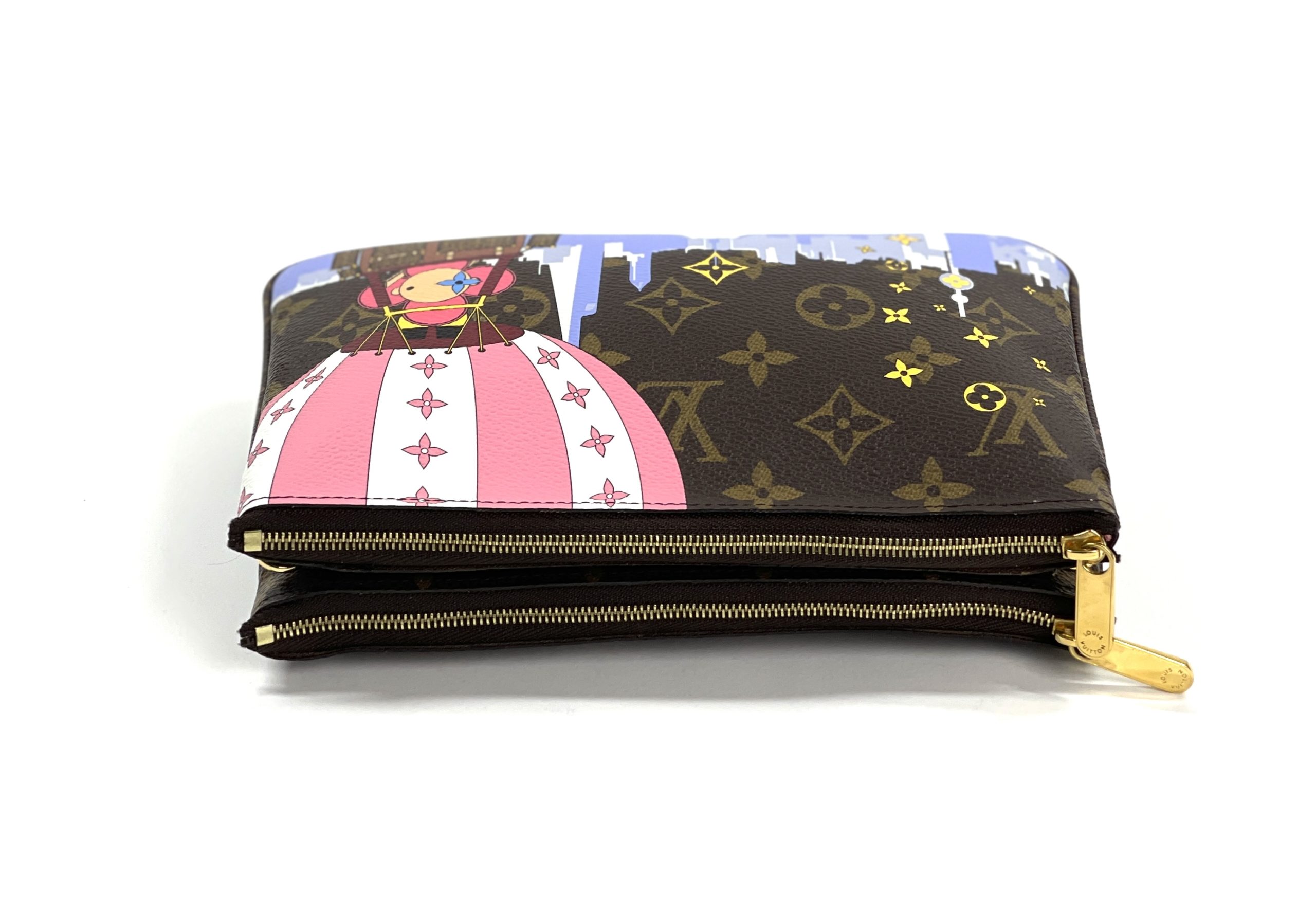 Louis Vuitton Monogram 2019 Christmas Animation Double Zip Pochette - A  World Of Goods For You, LLC