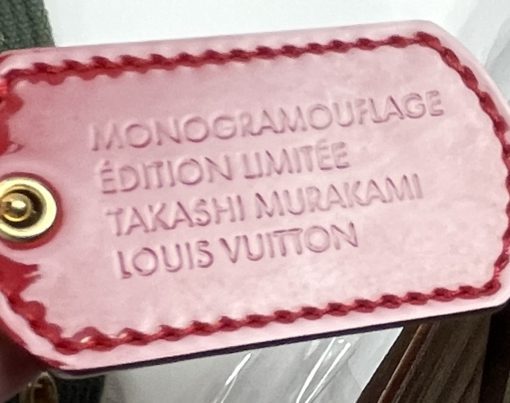 Louis Vuitton Denim Monogramouflage Jasmine Olive Tote tag