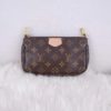 Louis Vuitton Monogram Multi Pochette Crossbody with Rose Clair Strap 10