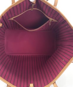 Louis Vuitton Neverfull MM Multicolor Lilac Lime Pink Reverse Monogram  Handbag