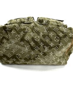 Louis Vuitton Denim Monogramouflage Jasmine Olive Tote bottom