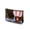 Louis Vuitton Monogram 2019 Christmas Animation Double Zip Pochette 20