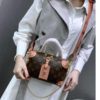 Louis Vuitton Monogram Petite Malle Souple Peach 26