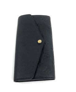 Louis Vuitton Black Empreinte Leather Sarah Wallet
