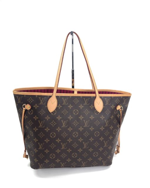 Louis Vuitton Neverfull MM Monogram with Pivone Pink 3