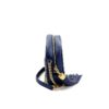 YSL Mini Lou Quilted Grain De Poudre Embossed Navy Leather 7