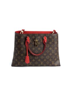 Louis Vuitton Monogram Flower Tote Coquelicot Red front