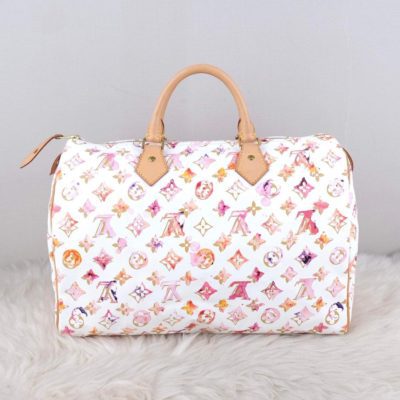Louis Vuitton Watercolor Aquarelle Speedy 35 White