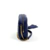 YSL Mini Lou Quilted Grain De Poudre Embossed Navy Leather 6