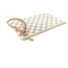 Louis Vuitton Azur Neverfull Pochette Pouch with Rose Ballerine 11