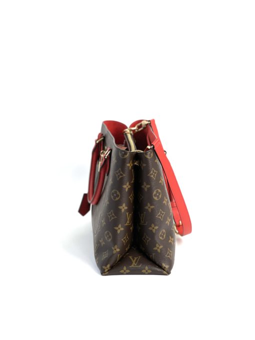 Louis Vuitton Monogram Flower Tote Coquelicot Red side