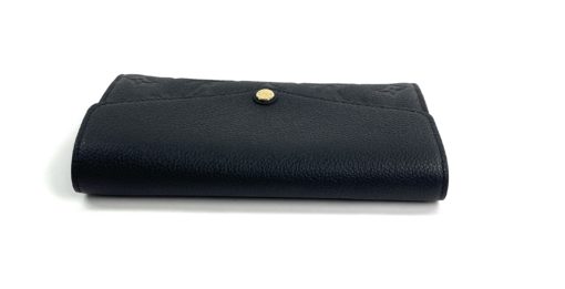 Louis Vuitton Black Empreinte Leather Sarah Wallet top