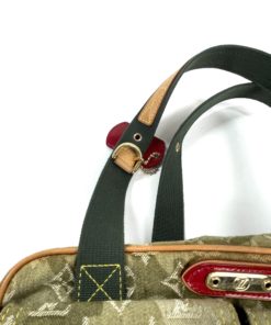 Louis Vuitton Denim Monogramouflage Jasmine Olive Tote strap