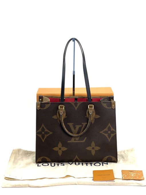 Louis Vuitton Reverse Monogram Onthego MM Tote with box