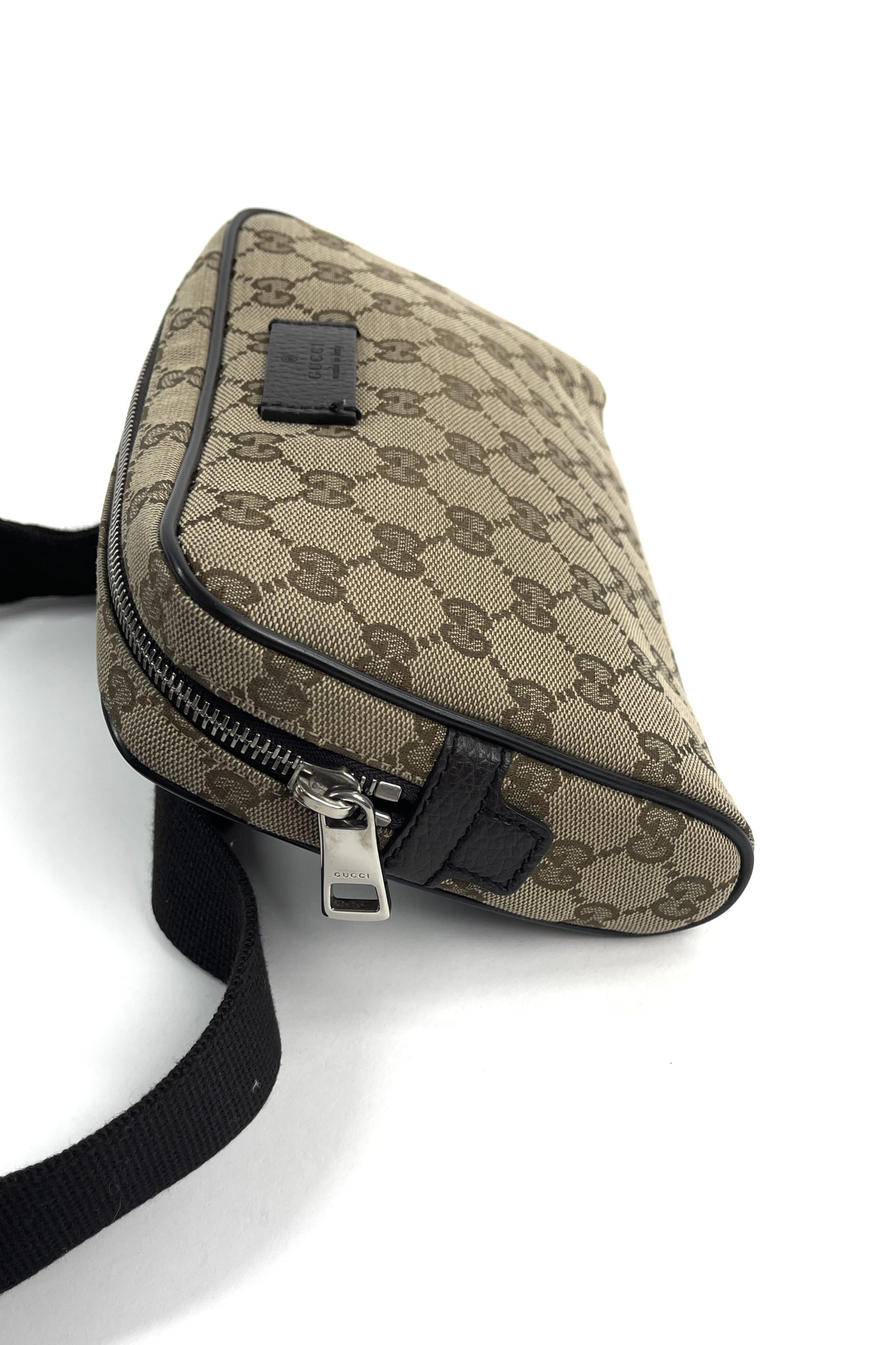 Gucci Logo Monogram Brown Belt Bag - A World Of Goods For You, LLC