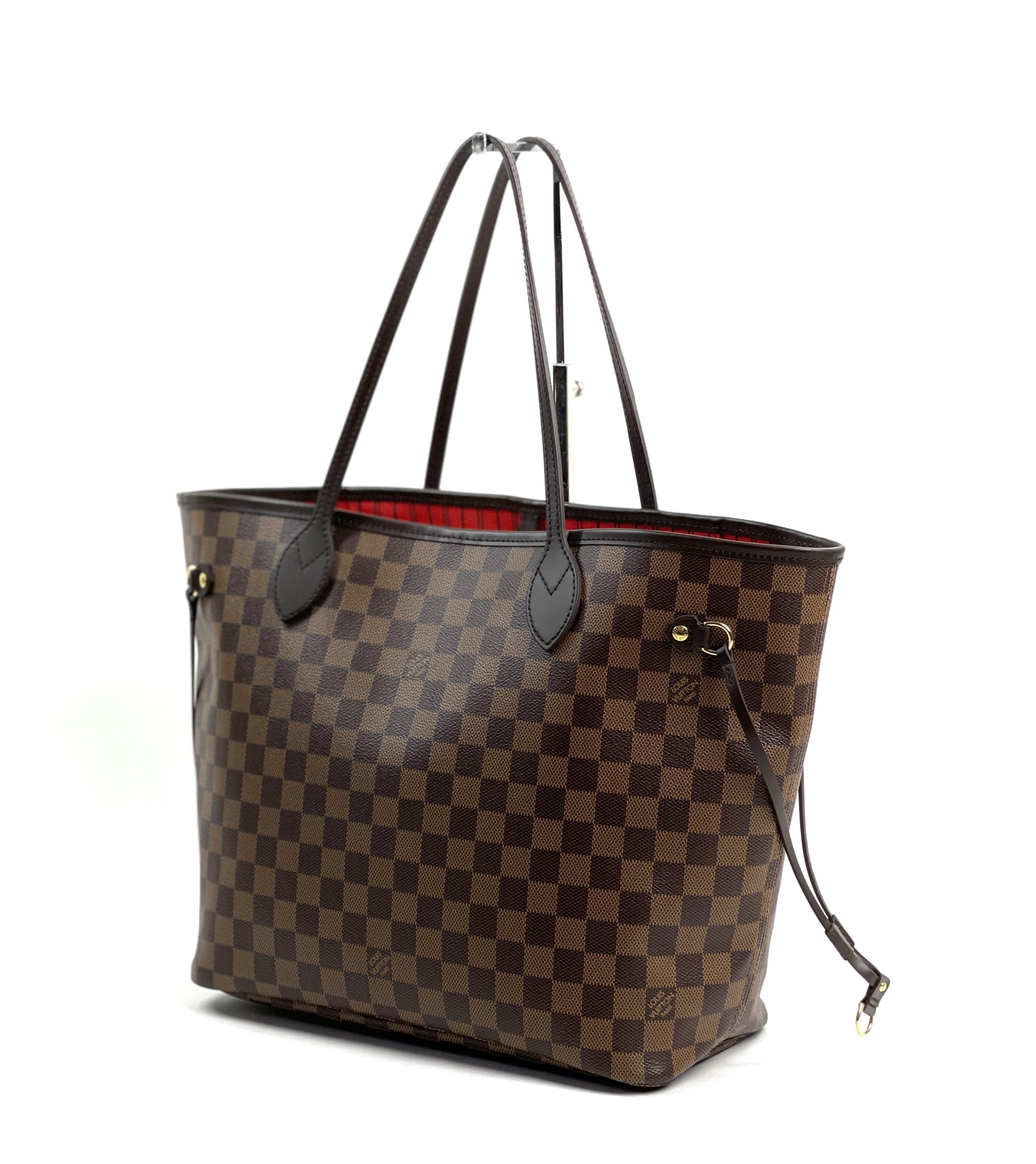 Louis Vuitton Damier Ebene Neverfull MM Red Interior - A World Of Goods For  You, LLC