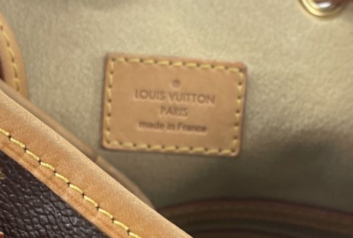 Louis Vuitton Monogram Eden Noe 2 Way Bag Limited Edition tag