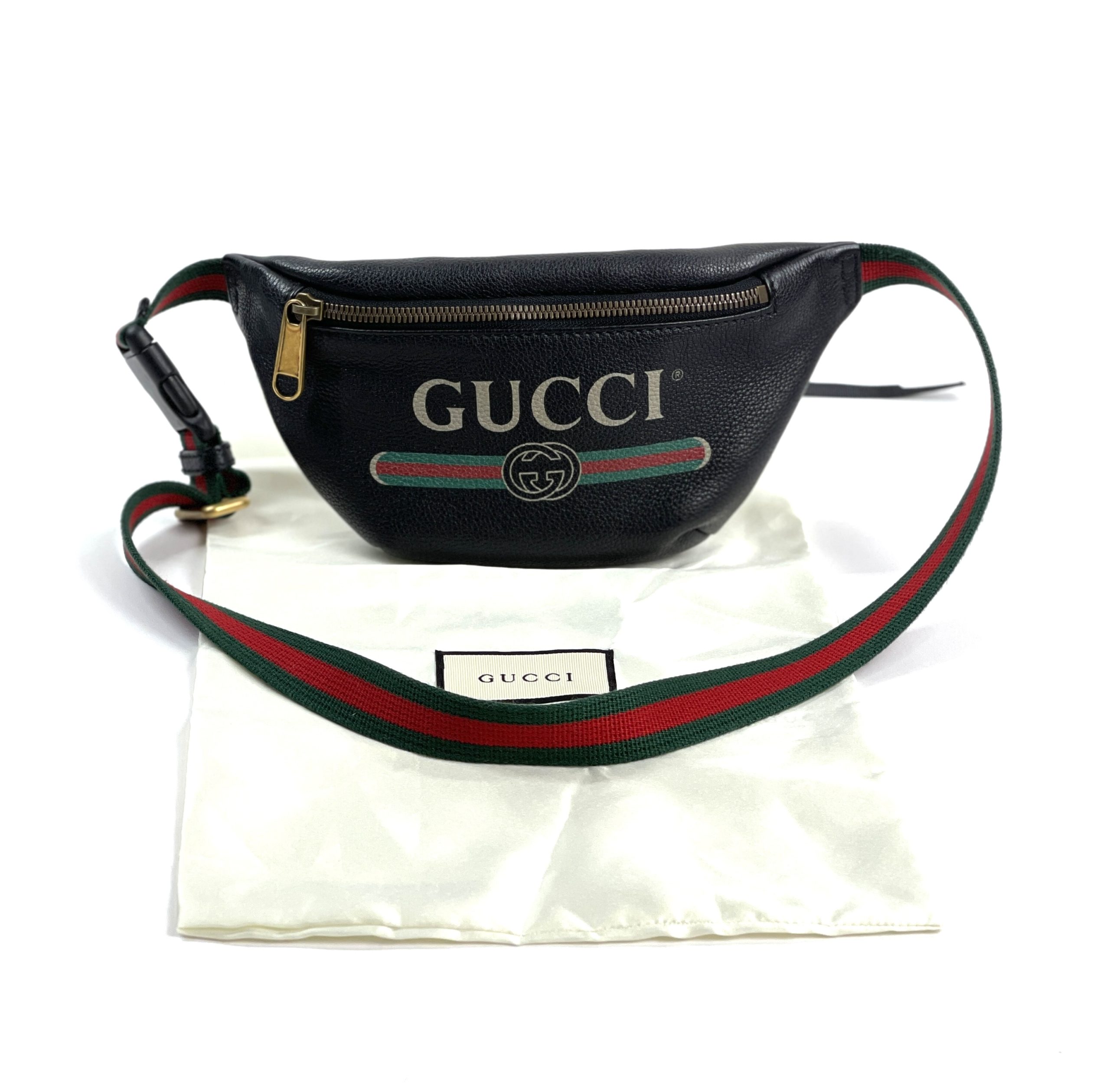GUCCI Grained Calfskin Belt Bum Bag Small - A World Of Goods For You, LLC