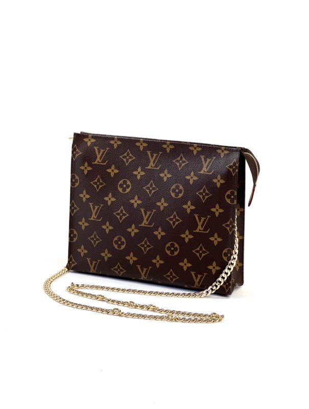 Louis Vuitton LV x YK Toiletry Pouch On Chain Face Print and Embroidery in  Monogram Coated Canvas with Gold-tone - US