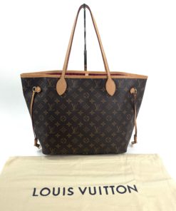 Louis Vuitton Neverfull MM Monogram with Pivone Pink LV bag