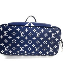 Louis Vuitton Blue Escale Neverfull Bag bottom