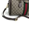 Gucci GG Supreme Monogram Web Medium Ophidia Boston Brown 26
