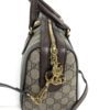 Gucci GG Supreme Monogram Web Medium Ophidia Boston Brown 16