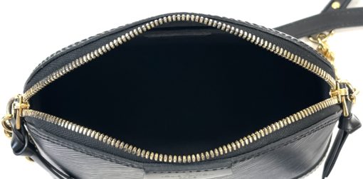 Louis Vuitton Black Epi Alma Chain Mini Crossbody pocket