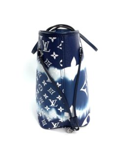 Louis Vuitton Blue Escale Neverfull Bag side