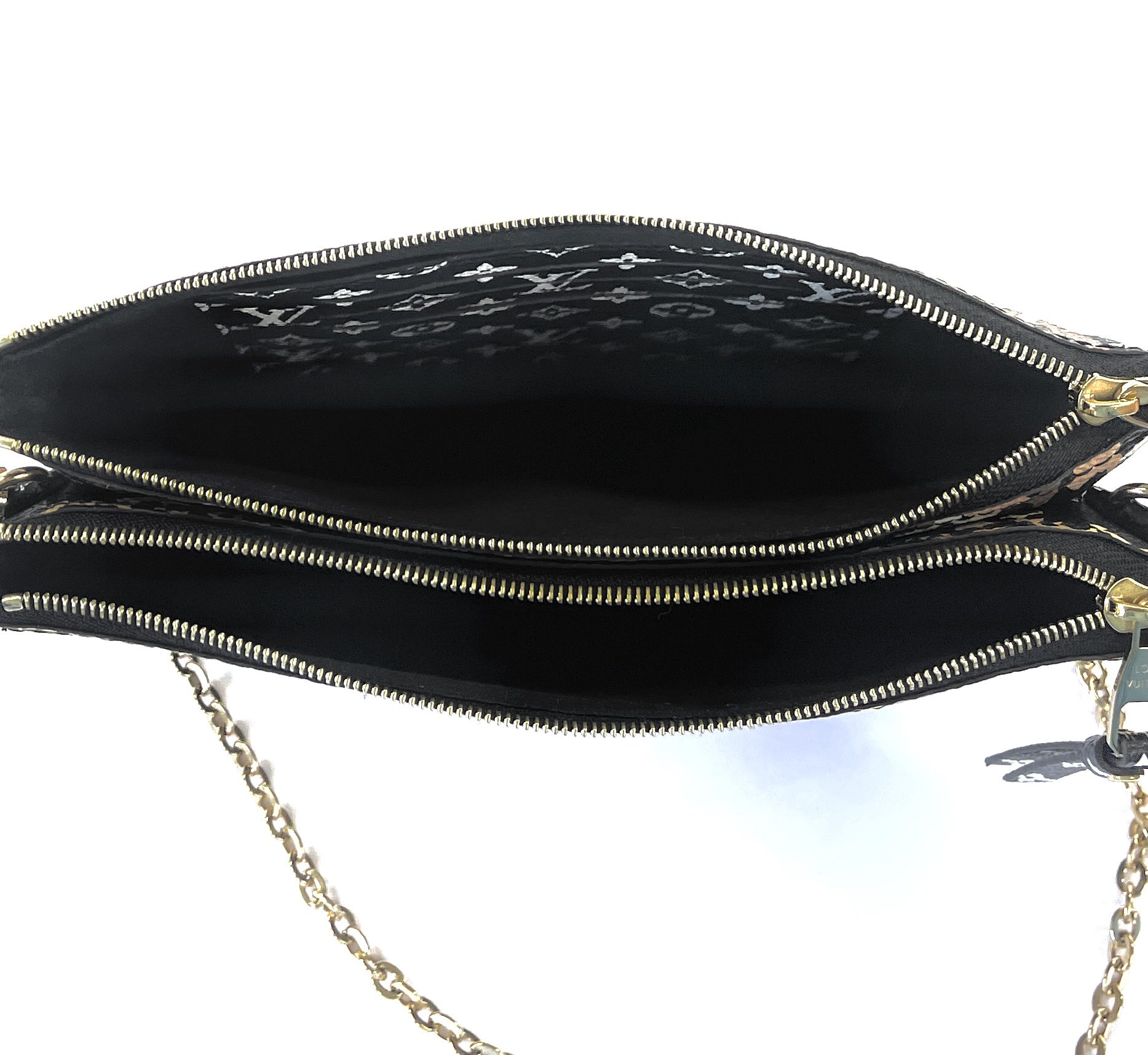 Louis Vuitton Monogram Jungle Neverfull Pochette Black – DAC