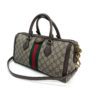 Gucci GG Supreme Monogram Web Medium Ophidia Boston Brown 12