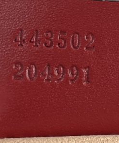 Gucci Red Leather Marmont Crossbody Bag Special Edition serial code