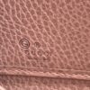 Gucci GG Canvas Zip Around Wallet with Soft Pink Trim 14