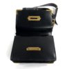 Prada City Calf Black Saffiano Leather Cahier Shoulder Bag 22