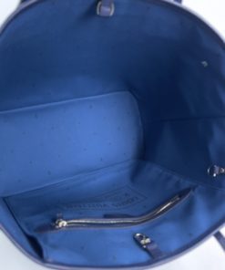 Louis Vuitton Blue Escale Neverfull Bag and Pouch Set inside