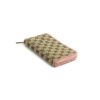 Gucci GG Canvas Zip Around Wallet with Soft Pink Trim 5