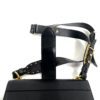 Prada City Calf Black Saffiano Leather Cahier Shoulder Bag 24
