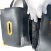 Prada City Calf Black Saffiano Leather Cahier Shoulder Bag 14