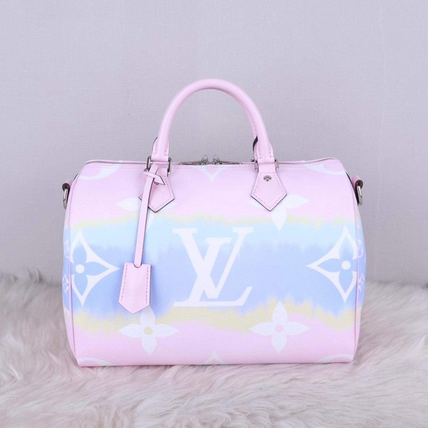 pink and green louis vuitton