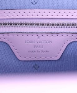 Louis Vuitton Monogram Escale Neverfull MM Pastel with Pouch tag