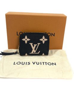 Louis Vuitton Bi Color Empreinte Monogram Giant Zippy Coin Black with box & dust bag