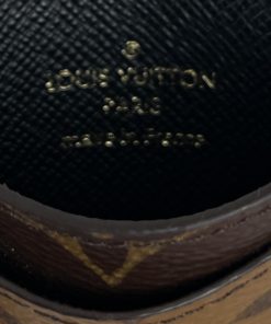 Louis Vuitton Card Holder Monogram Reverse Canvas tag