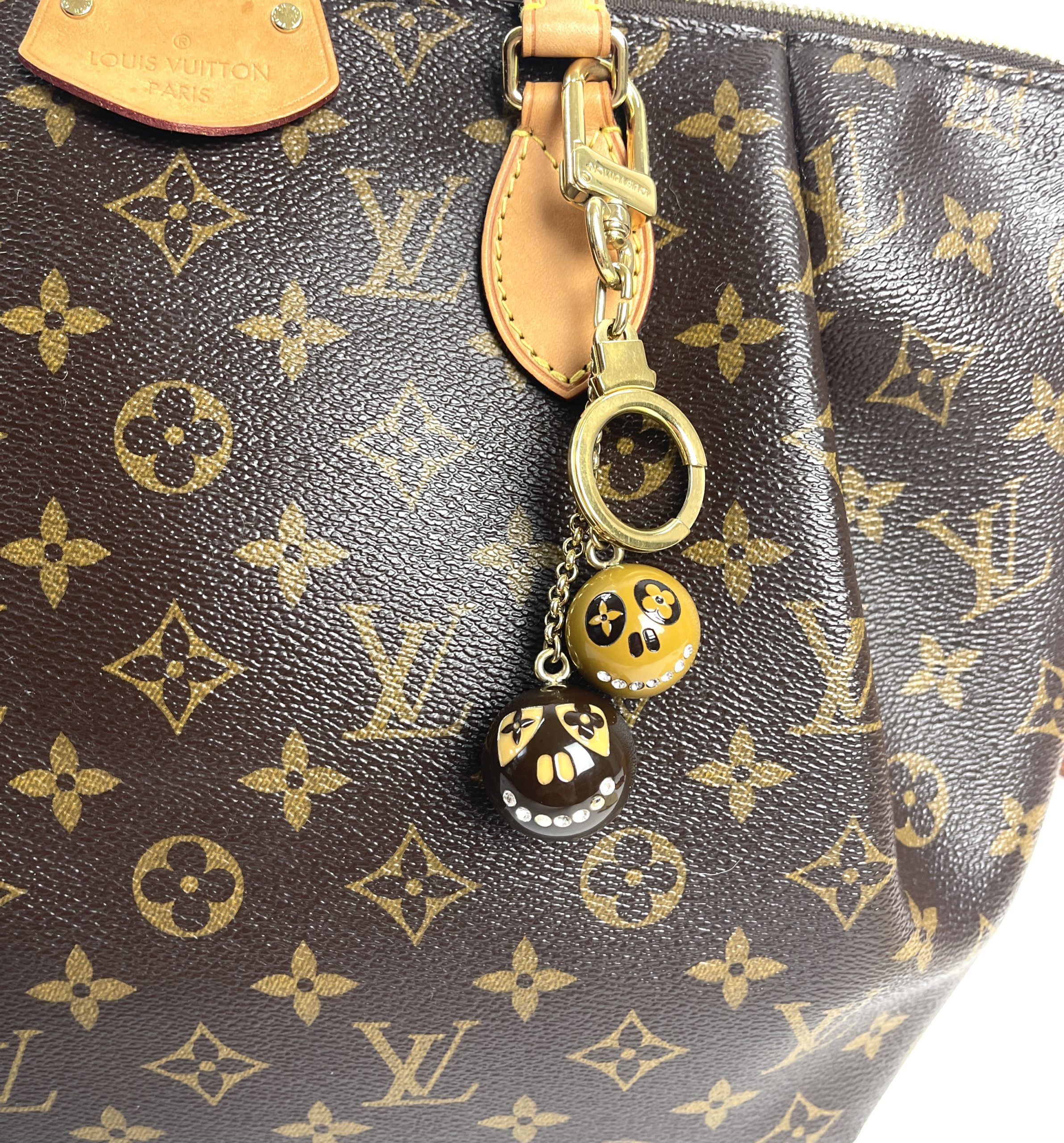 Louis Vuitton Limited Edition Jack and Lucie Handbag Charm Brown Tan - A  World Of Goods For You, LLC