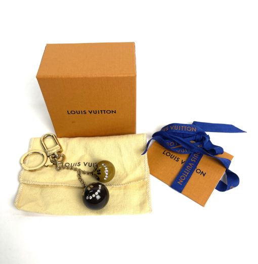 Louis Vuitton Limited Edition Jack and Lucie Handbag Charm Brown Tan w box and dust bag