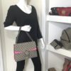 Gucci GG Supreme Monogram Medium Dionysus Shoulder Bag Pink 21
