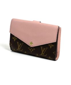 pink and brown louis vuitton wallet