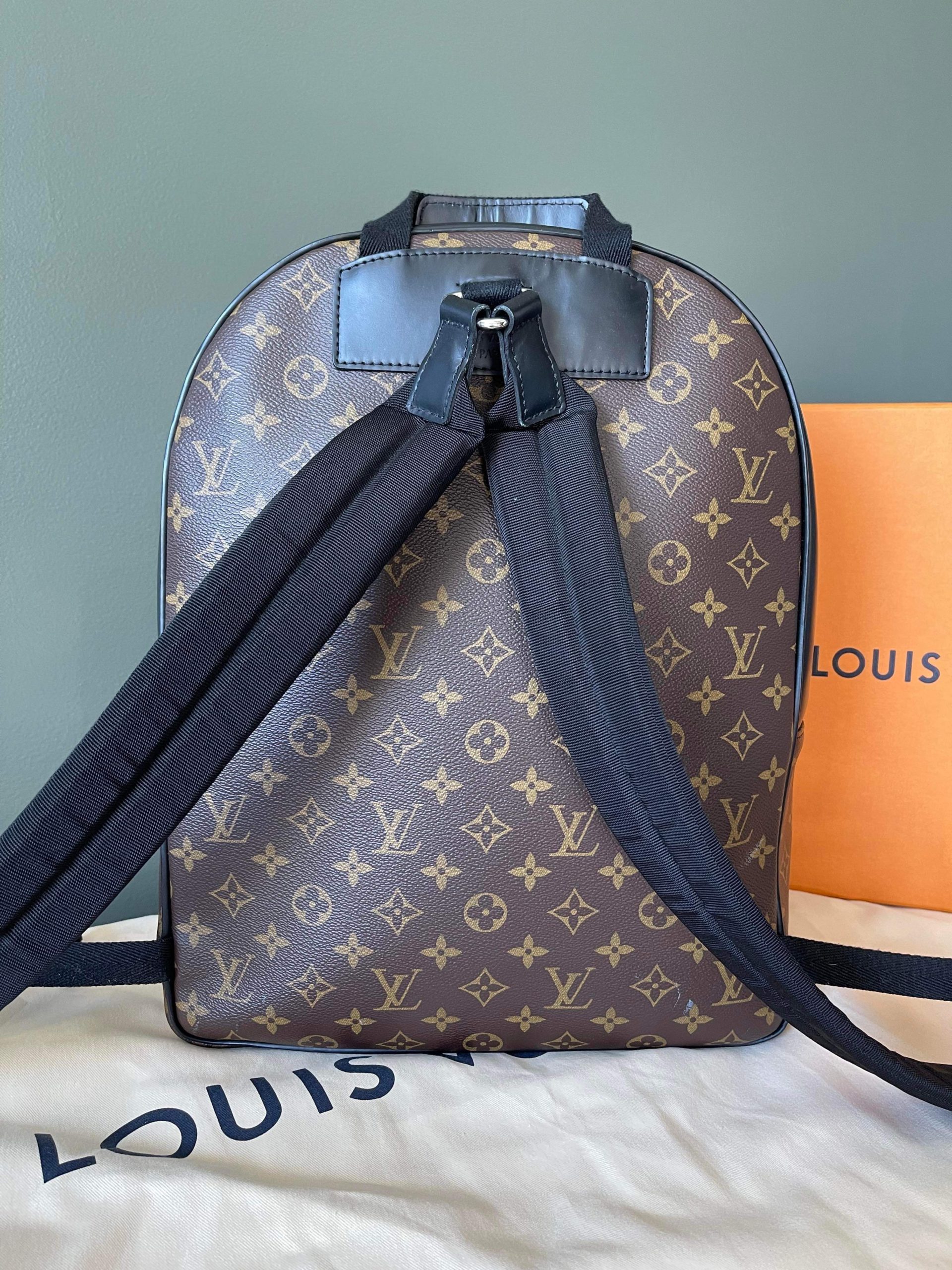 Louis Vuitton Monogram Macassar Josh Backpack - A World Of Goods